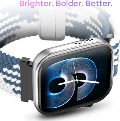 Noise Pro 6 Smartwatch (Ice Blue Strap, Regular) - Image 1 - Technova