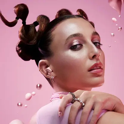 Beats Studio Buds + Pink with Active Noise Cancellation Bluetooth  (Cosmic Pink, True Wireless) - Image 3 - Technova